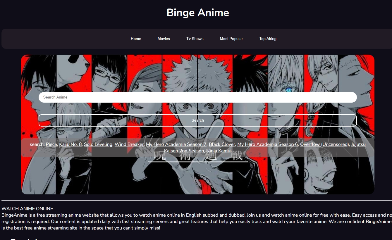 Binge Anime